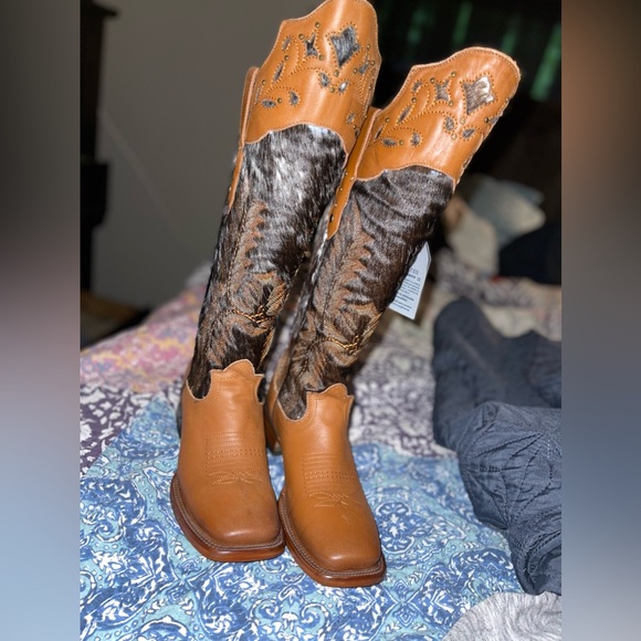 rock’em Shoes Rockem Tall Cowhide Cowgirl Boots Poshmark